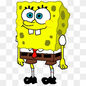 Spongebob In A Bathing Suit, HD Png Download - spongebob face png