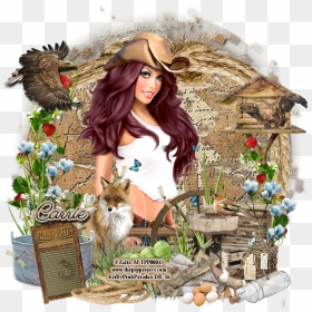 Country Girl Spring Snags - British Longhair, HD Png Download - country girl png
