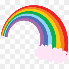 Rainbow Clipart - Graphic Design, HD Png Download - rainbow clipart png