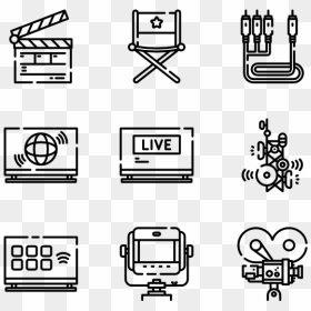Agriculture Icons, HD Png Download - television icon png