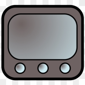 Gray Television Icon Png Images - Television Set, Transparent Png - television icon png
