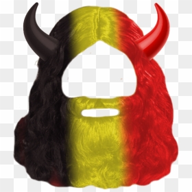 Belgium Red Devil Mask - Red Devil Belgium Png, Transparent Png - devil face png