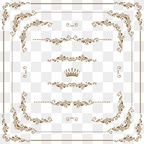 Picture Frame Vector Ornament Gold Png Free Photo Clipart - Frame Vectors Gold Png, Transparent Png - ornament vector png