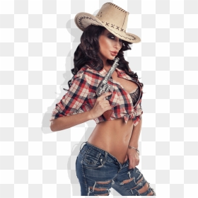 Sexy Cowgirl Png, Transparent Png - country girl png