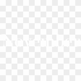 November - Johns Hopkins Logo White, HD Png Download - november png