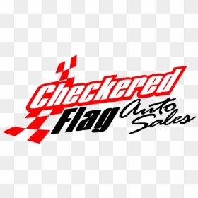 Checkered Flag Auto Sales West - Calligraphy, HD Png Download - checkered flags png