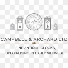 Campbell & Archard Logo - Circle, HD Png Download - clock logo png