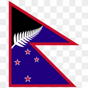 New Zealand Flag, HD Png Download - nepal flag png