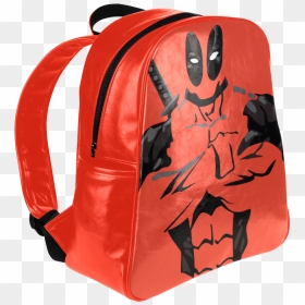 Psylocke Leather Backpack With Deadpool Print Casual - Laptop Bag, HD Png Download - psylocke png