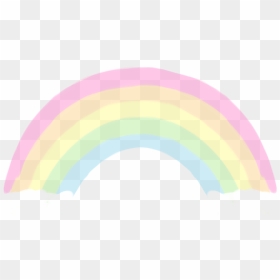 Pastel Rainbow Clipart, HD Png Download - rainbow clipart png