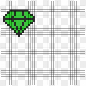 Heart Piskel , Png Download - Mario Christmas Pixel Art, Transparent Png - chaos emerald png