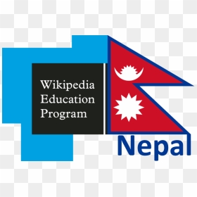 Wikipedia Education Program Nepal Logo - Flag Of Nepal, HD Png Download - nepal flag png