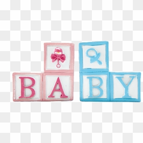 Transparent Baby Blocks Clipart - Baby Blocks Pink And Blue, HD Png Download - baby blocks png