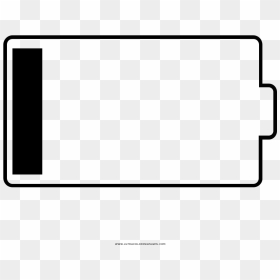 Low Battery Coloring Page - Battery Coloring Page, HD Png Download - low battery png
