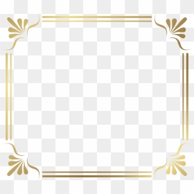 Gold Border Frame Png File - Gold Ornament Frame Png, Transparent Png - border frame png
