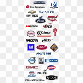 American Truck Company Logo Designs - Logo Semi Truck Brands, HD Png Download - international truck logo png