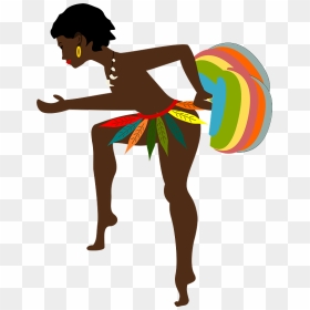 African Dancer Clipart - African Girl Dancing, HD Png Download - dancing emoji png