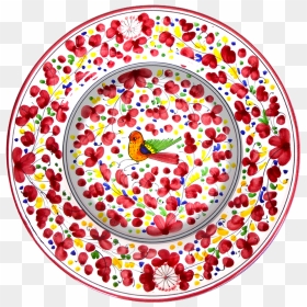 Pasta/ Soup Plate Arabesco Rosso - Circle, HD Png Download - arabesco png