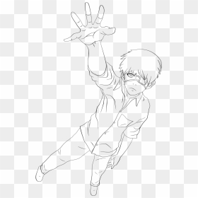 Quick Tokyo Ghoul Coloring Pages Ken Kaneki Lineart - Ken Kaneki Coloring Page, HD Png Download - tokyo ghoul kaneki png