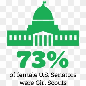Img - Capitol Building Clipart Pnf, HD Png Download - girl scouts logo png