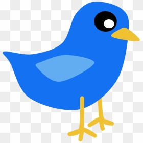 Blue Bird Vector Art Clipart - Blue Bird Cartoon Easy, HD Png Download - blue bird png