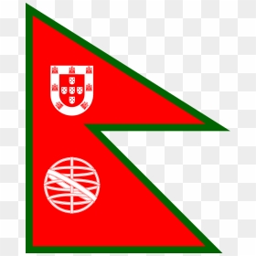 Flag Of Nepal And Portugal , Png Download - Portugal Flag, Transparent Png - nepal flag png