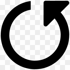 Counterclockwise Circular Arrow - Symbol Work In Start, HD Png Download - circular arrow png