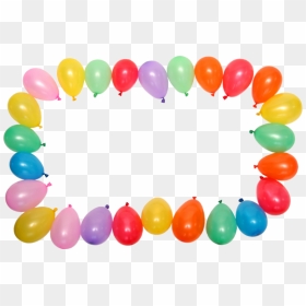 Birthday Balloon Border Clip Art - Balloon Border Images In Png, Transparent Png - birthday border png
