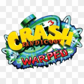 Crash Bandicoot 3 Warped Logo Png Clipart , Png Download - Crash Bandicoot 3 Png, Transparent Png - crash bandicoot logo png