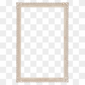 Canvas Frame Png Free, Transparent Png - lace frame png