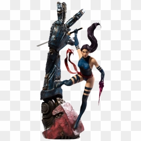 Psylocke Statue, HD Png Download - psylocke png