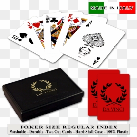 Palermo Poker Size Regular Index Plastic Italian Playing - Infared Contact Lenses Poker, HD Png Download - poker cards png