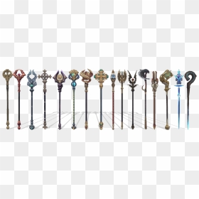 Image - Magic Staff, HD Png Download - wizard staff png