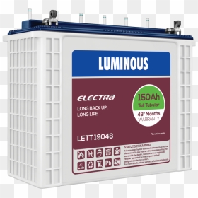 Battery Transparent Background - Luminous Inverter Battery Price, HD Png Download - low battery png