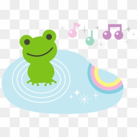 Frog Animal Rainbow Clipart - Illustration, HD Png Download - rainbow clipart png