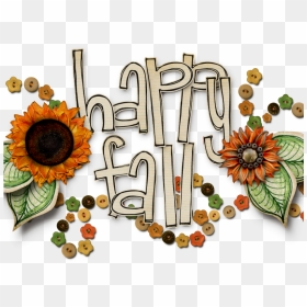 Download Happy Fall Clip Art - Happy Small First Day Of Fall Clipart, HD Png Download - happy fall png