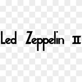 Led Zeppelin "led Zeppelin Ii" - Led Zeppelin Ii Logo, HD Png Download - led zeppelin logo png
