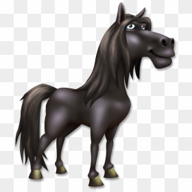 Hay Day Black Horse , Png Download - Hay Day Andalusian Horse, Transparent Png - black horse png