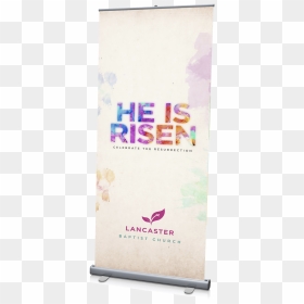 He Is Risen Banner 3"x6 - Calligraphy, HD Png Download - he is risen png