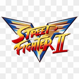 Street Fighter Ii V Logo, HD Png Download - ryu hadouken png