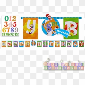 Transparent Dr Seuss Birthday Cake Clip Art - Cartoon, HD Png Download - party streamers png