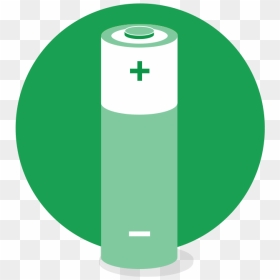 Big On Batteries - Circle, HD Png Download - low battery png