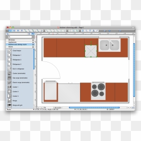 How To Use Appliances - Kitchen Cabinet Floor Plan Symbol, HD Png Download - kitchen counter png