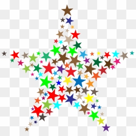 Transparent Christmas Tree Star Png - Clip Art Star Logo Black And White Christmas, Png Download - christmas tree star png