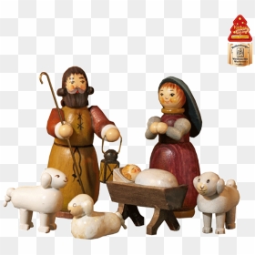 Nativity Scene "holy Family - Nativity Scene, HD Png Download - nativity scene png