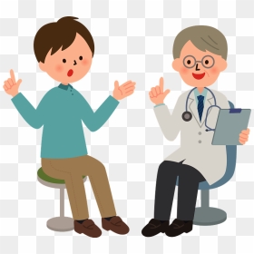 Medical Doctor Patient Clipart - 肥満 診察 イラスト 無料, HD Png Download - doctor clipart png