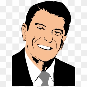 Ronald Reagan - Cartoon Images Of Ronald Reagan, HD Png Download - ronald reagan png