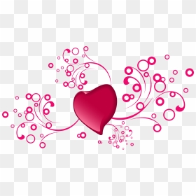 Valentine"s Day Decorative Heart Transparent Png Clip, Png Download - valentine heart png