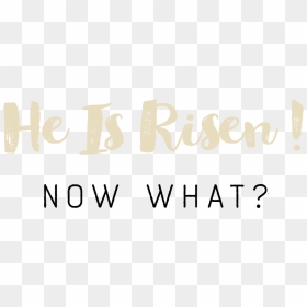Transparent He Is Risen Png - Calligraphy, Png Download - he is risen png