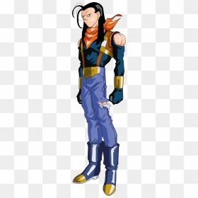 Villains Wiki - Dragon Ball Gt Super Android 17, HD Png Download - android 17 png
